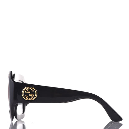Gucci Acetate Square Frame Sunglasses GG0053S Black 2 of 10