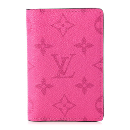 Louis Vuitton Taigarama Pocket Organizer NM Fuchsia 1 of 9