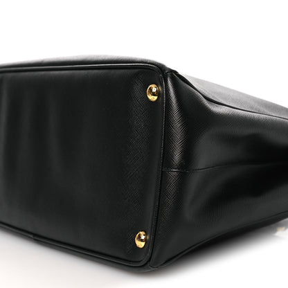 Prada Saffiano Large Galleria Double Zip Tote Black 10 of 13