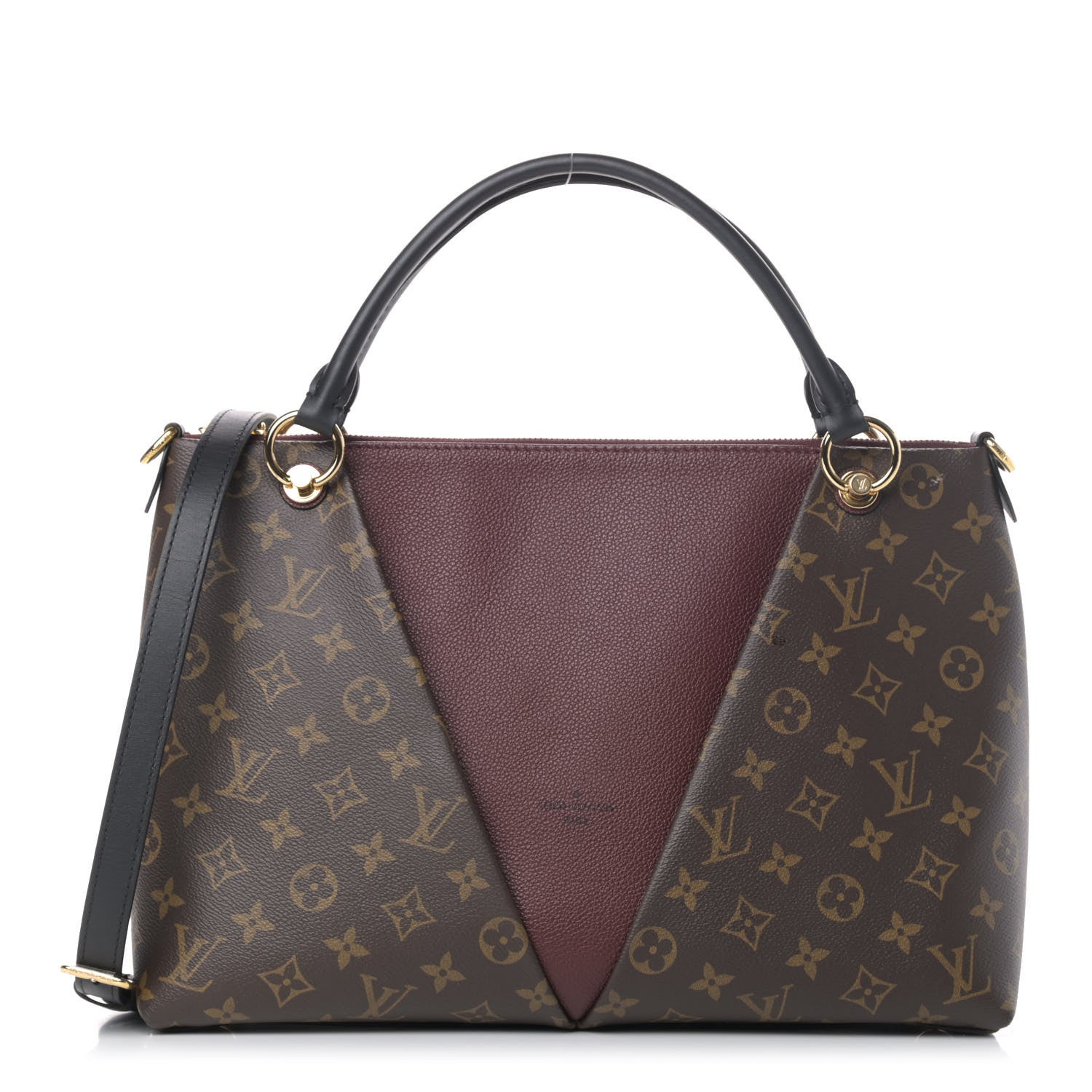 Louis Vuitton Monogram V Tote MM Bordeaux 1 of 5