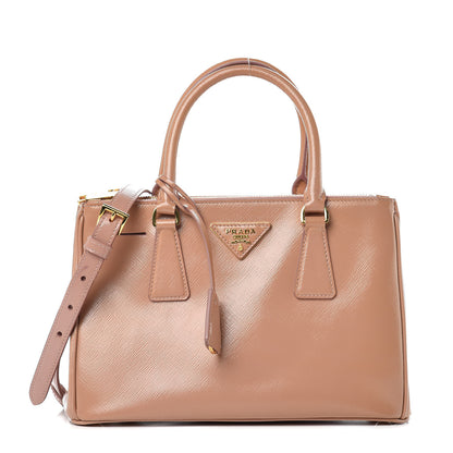 Prada Saffiano Vernice Mini Galleria Double Zip Tote Orchidea 1 of 11
