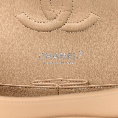 Chanel Caviar Quilted Medium Double Flap Beige Clair 5 of 10