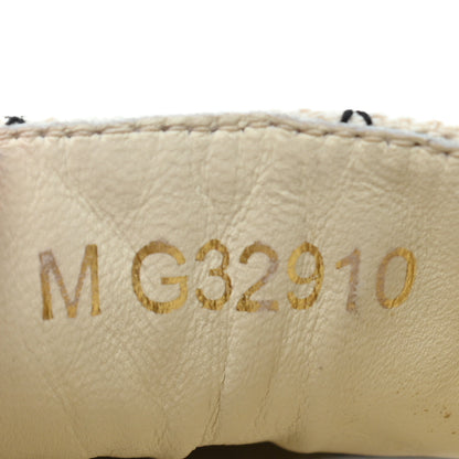 Chanel Fabric Biarritz CC Espadrilles 39 Beige Black 8 of 8