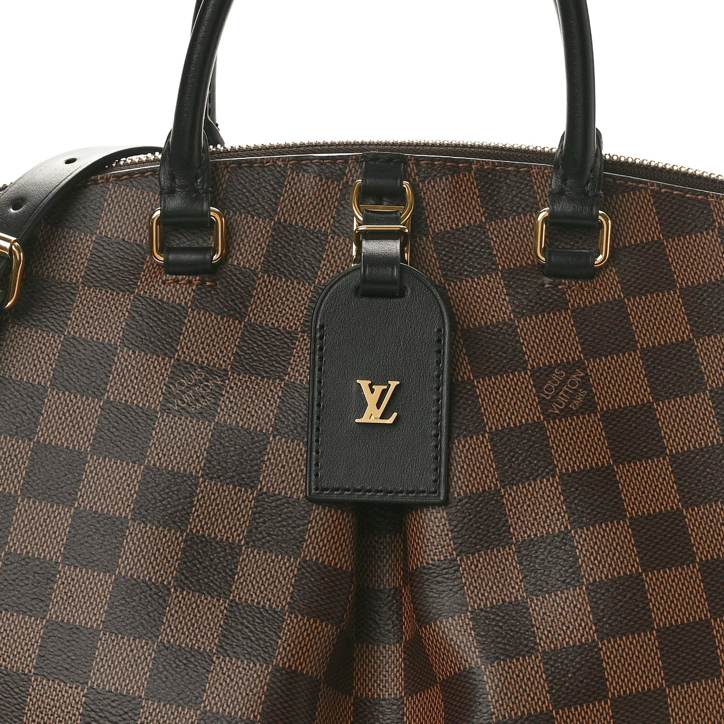 Damier Ebene Odeon Tote MM Black