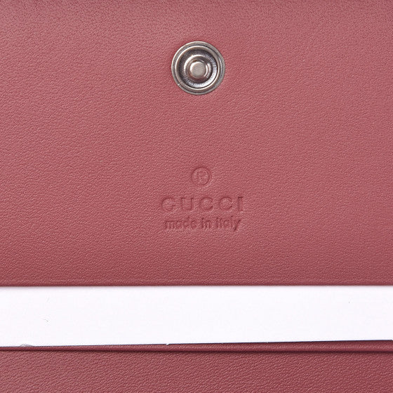 Gucci GG Supreme Monogram Blooms Card Case Wallet Beige Multicolor Dry Rose 6 of 8