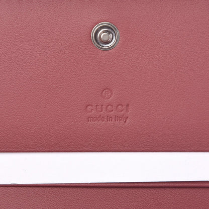 Gucci GG Supreme Monogram Blooms Card Case Wallet Beige Multicolor Dry Rose 6 of 8