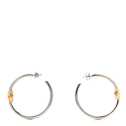 Louis Vuitton My LV Hoop Earrings Silver 1 of 6