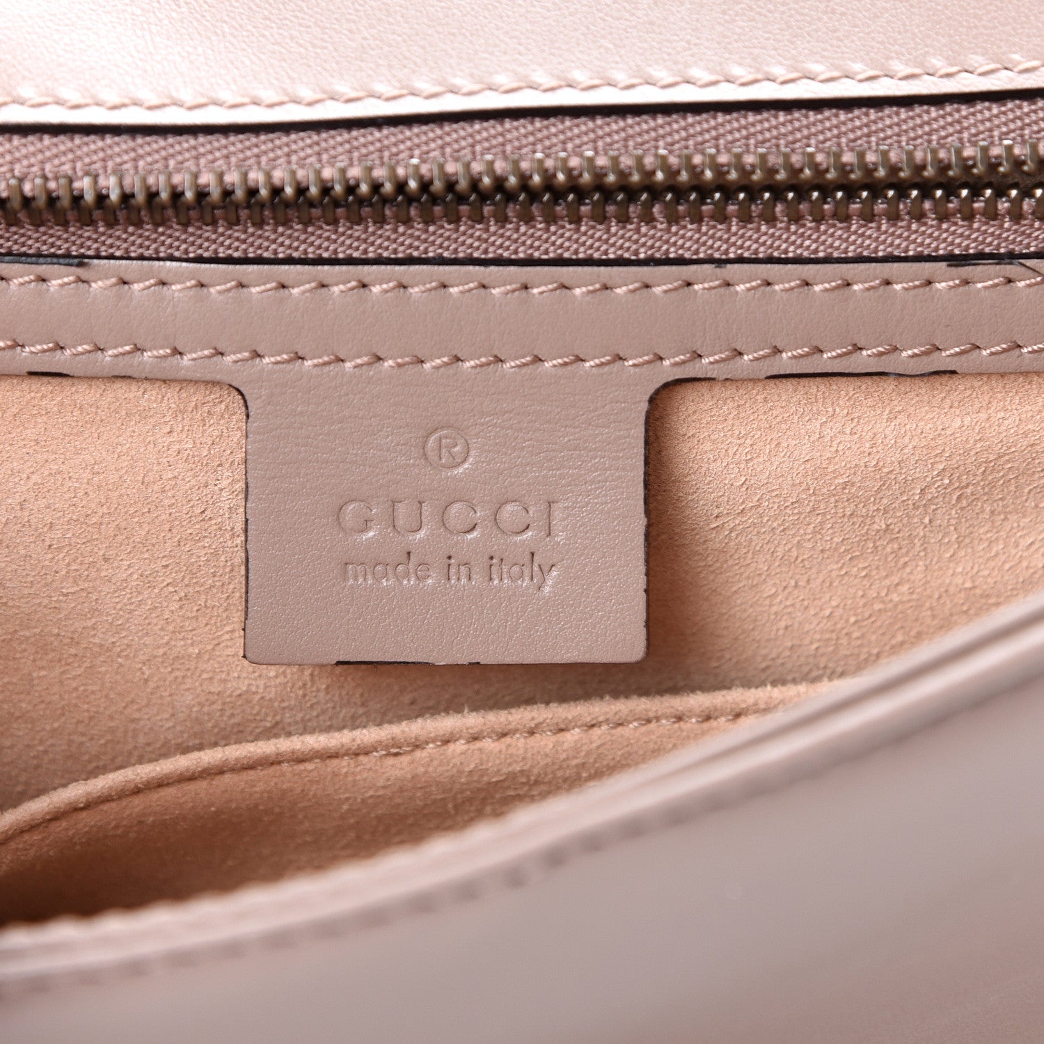 Gucci Calfskin Matelasse Small GG Marmont Top Handle Shoulder Bag Porcelain Rose 5 of 13
