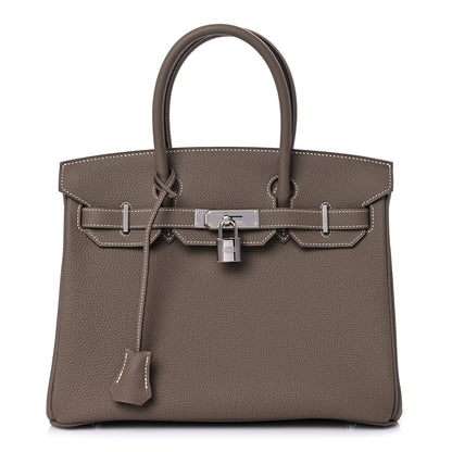 Hermes Togo Birkin 30 Etoupe 1 of 9