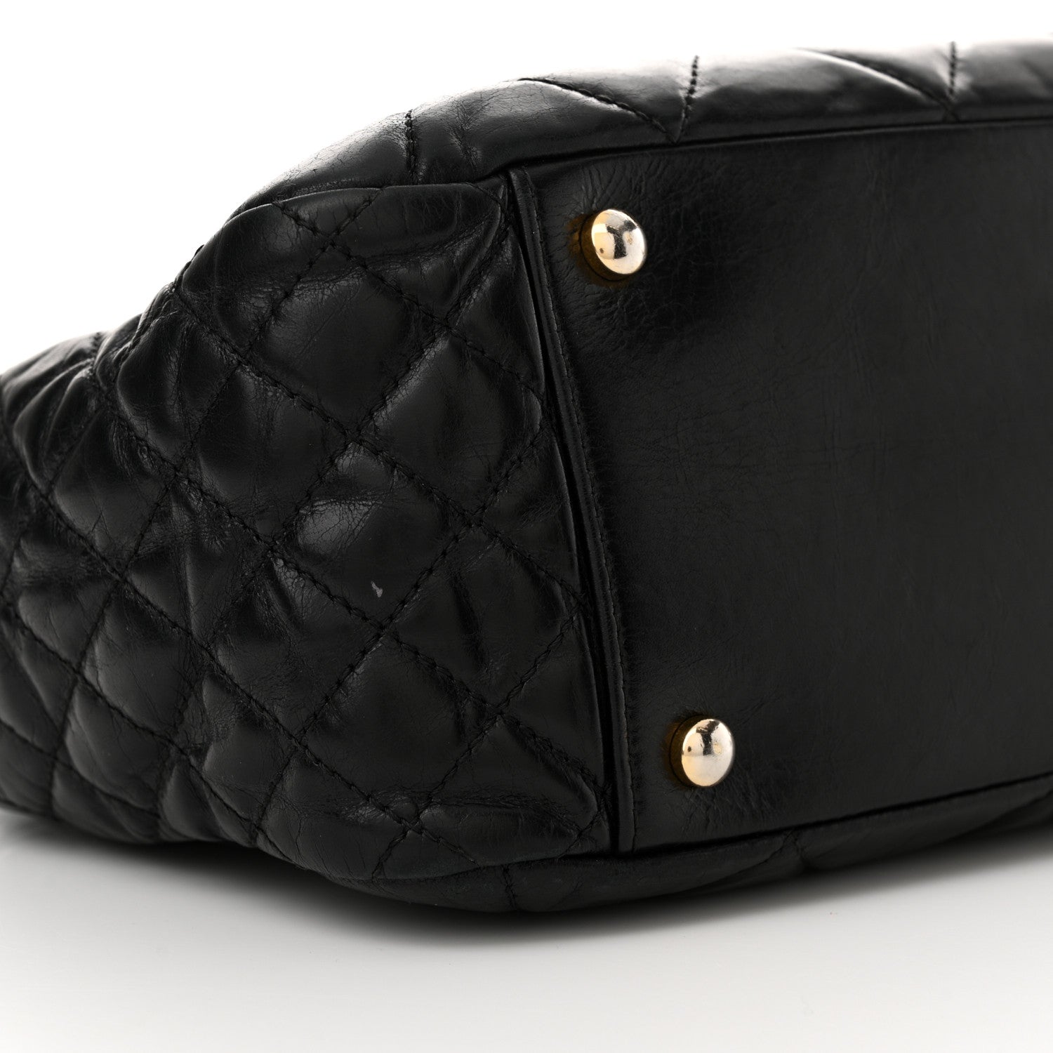 Chanel Glazed Calfskin Quilted Medium Daily Walk Flap Black 9 of 16