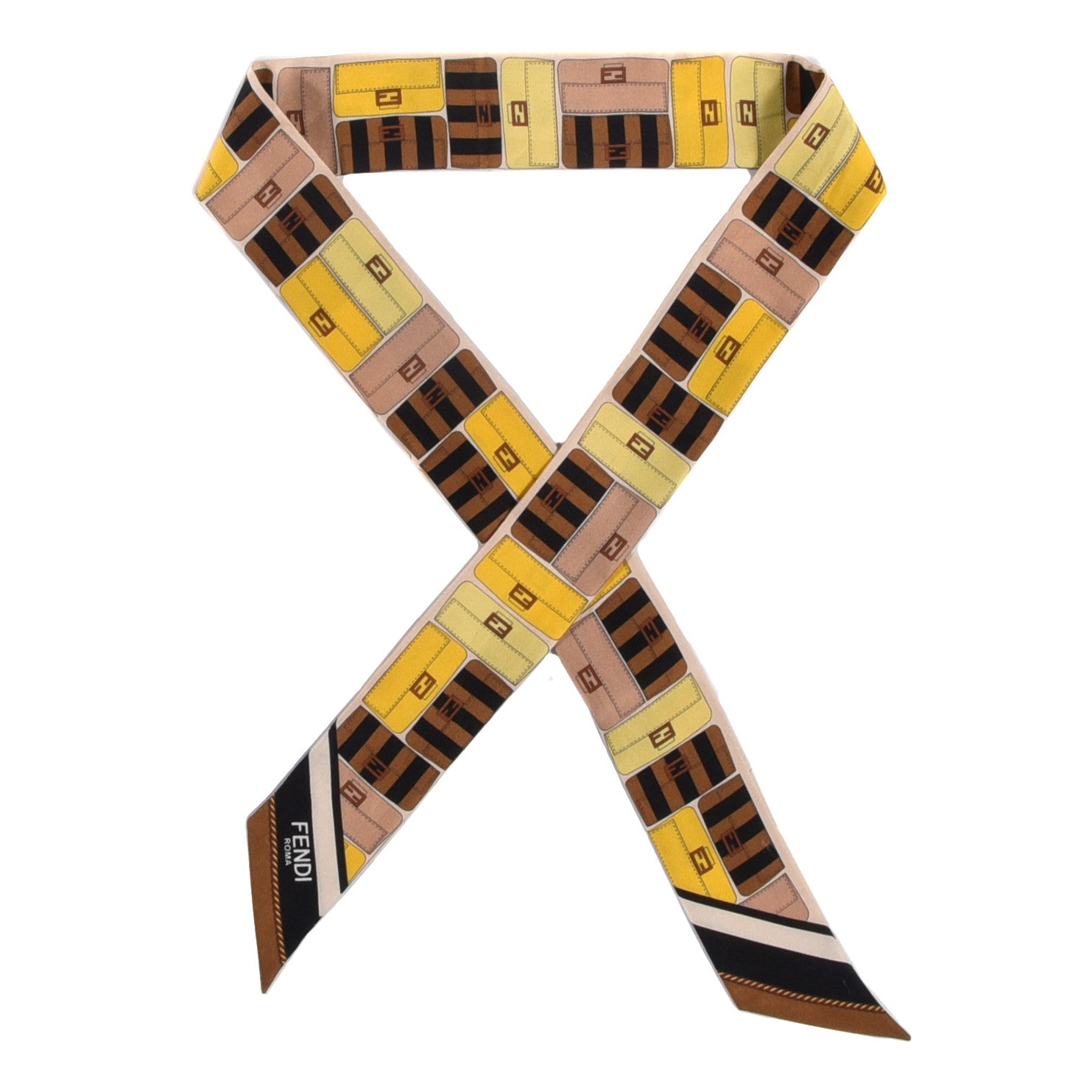 Fendi Silk Bandeau Multicolor 1 of 3