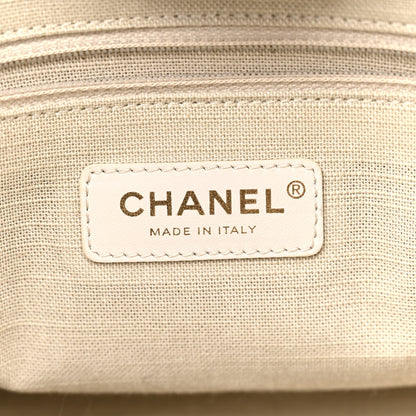 Chanel Mixed Fibers Small Deauville Tote Navy 6 of 11