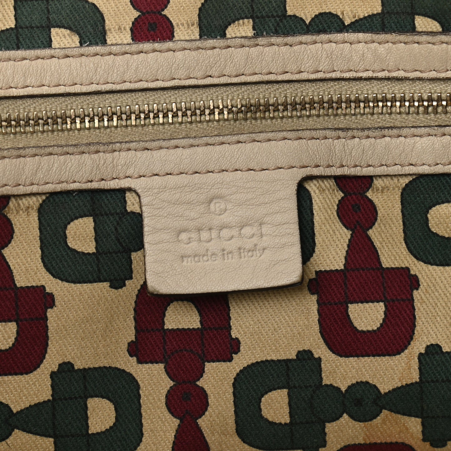 Guccissima Small Pelham Shoulder Bag Off White