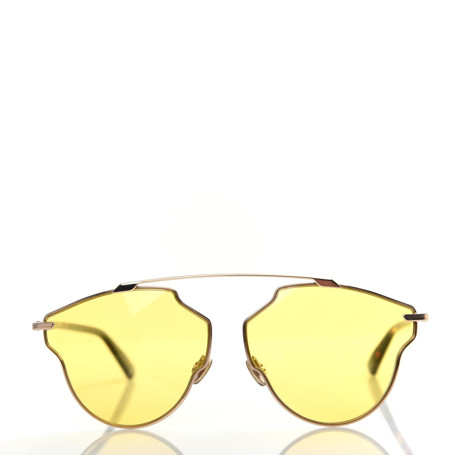 Christian Dior So Real Pop Sunglasses Yellow 2 of 6