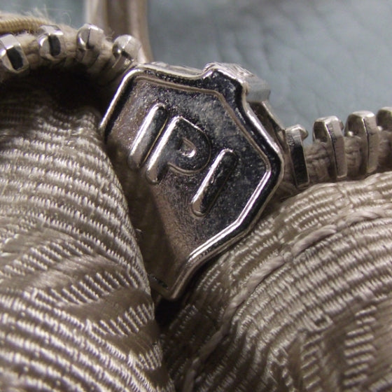 Prada Vitello Daino Large Shoulder Bag Blue 11 of 13