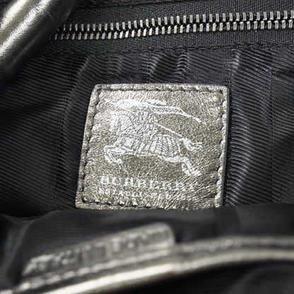 Burberry Leather Quilted Hoxton Hobo Metallic 7 of 9