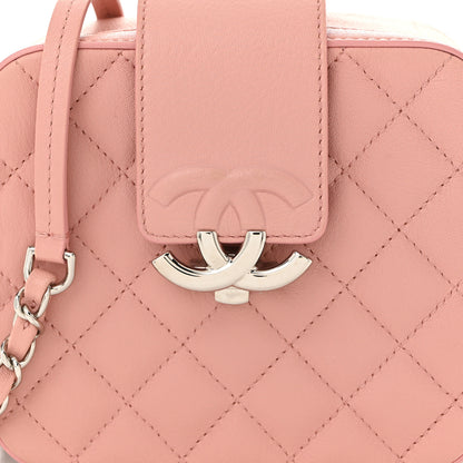 Chanel Lambskin Quilted Mini CC Box Camera Bag Pink 8 of 11
