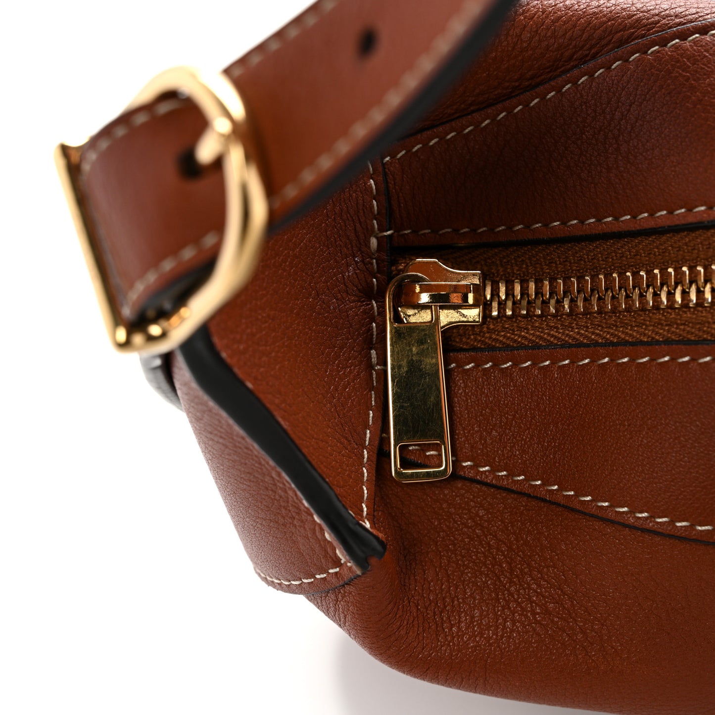 Supple Calfskin Medium Romy Shoulder Bag Tan