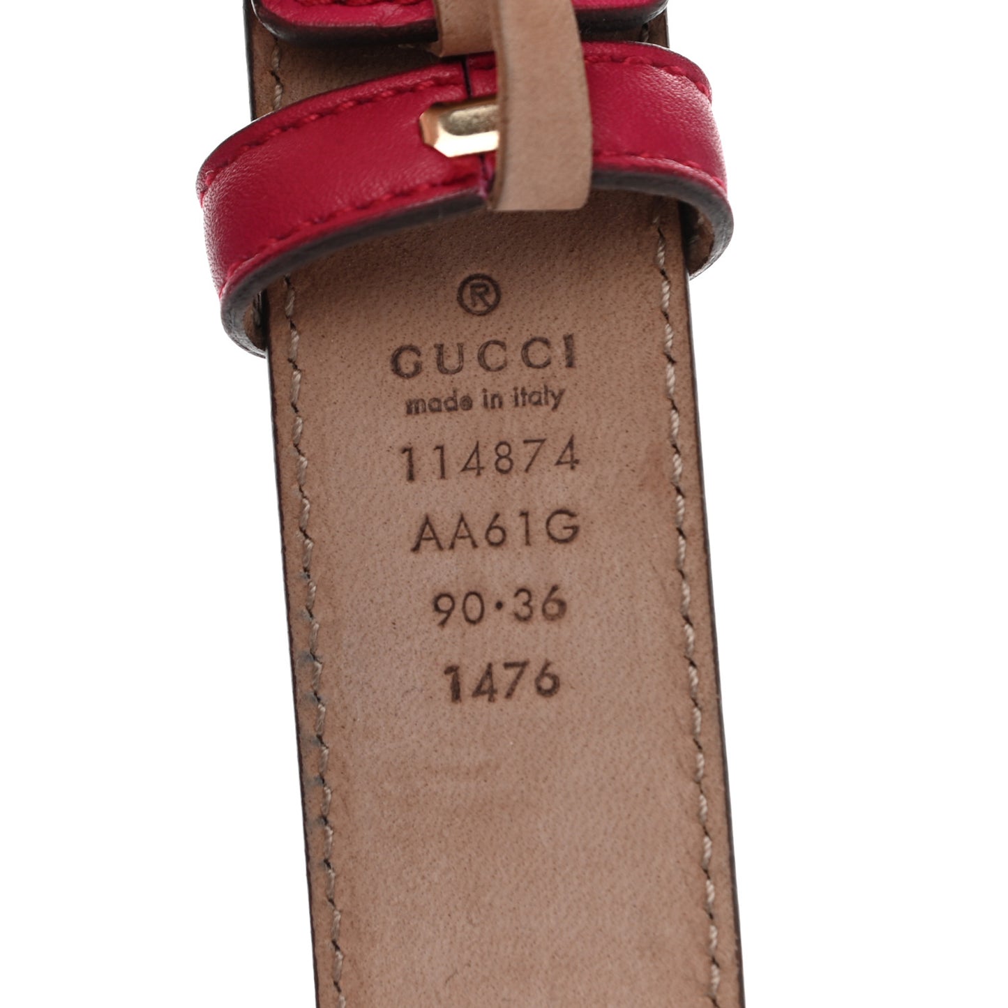 Guccissima Signature Interlocking G Belt 90 36 Blossom