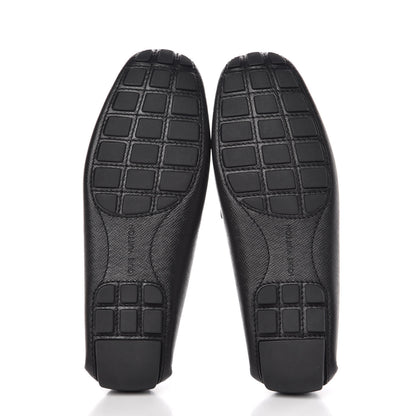 Louis Vuitton Taiga Monte Carlo Moccasin Loafers 8 Black 5 of 8