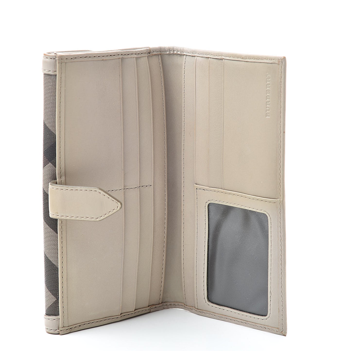 Smoked Check Continental Wallet Trench