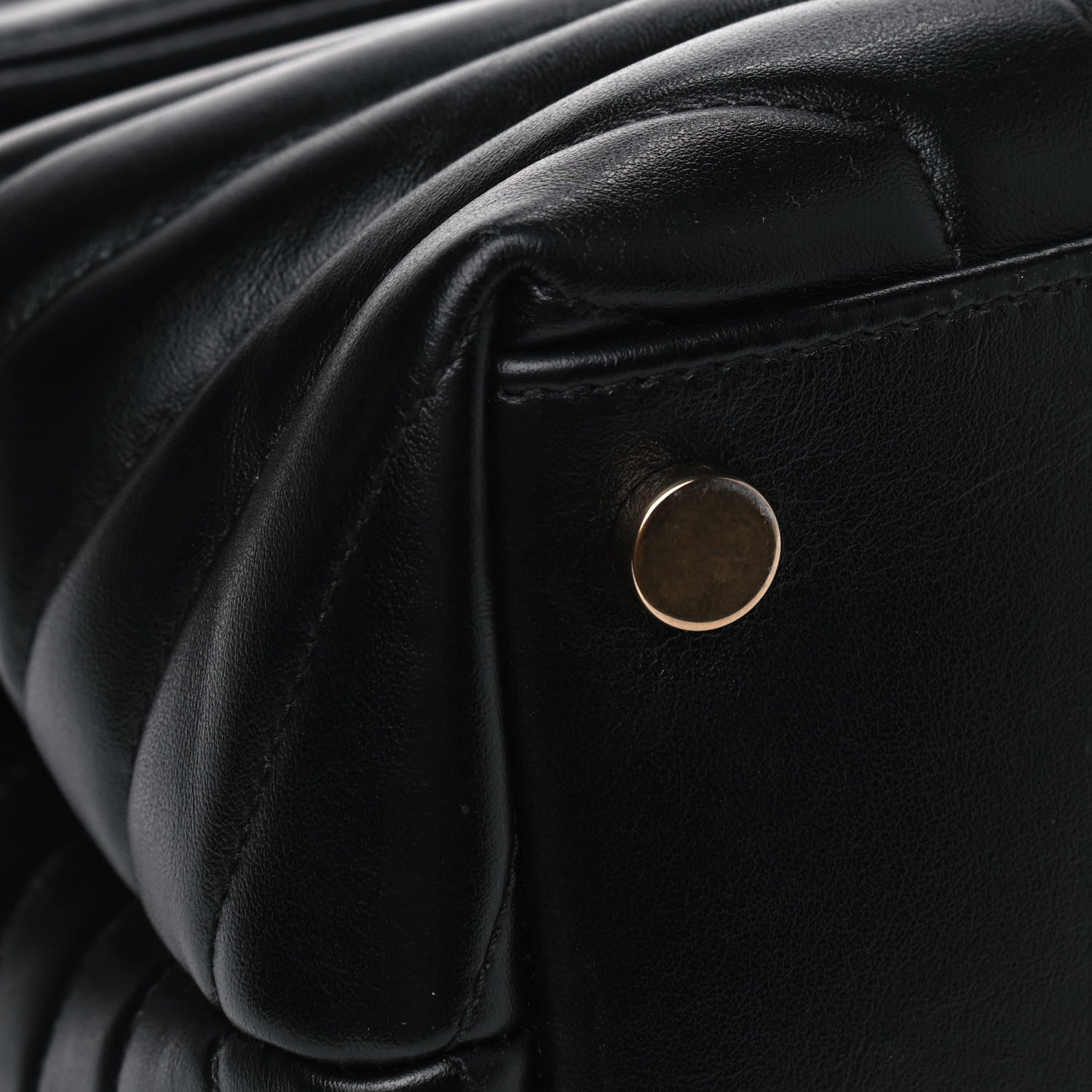 Saint Laurent Calfskin Y Quilted Monogram Large Loulou Chain Satchel Black 5 of 9