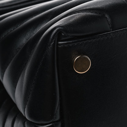 Saint Laurent Calfskin Y Quilted Monogram Large Loulou Chain Satchel Black 5 of 9