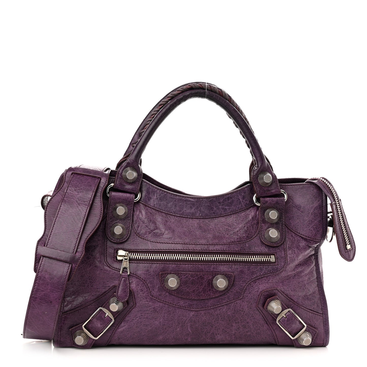 Agneau Giant 21 Silver Hardware City Raisin