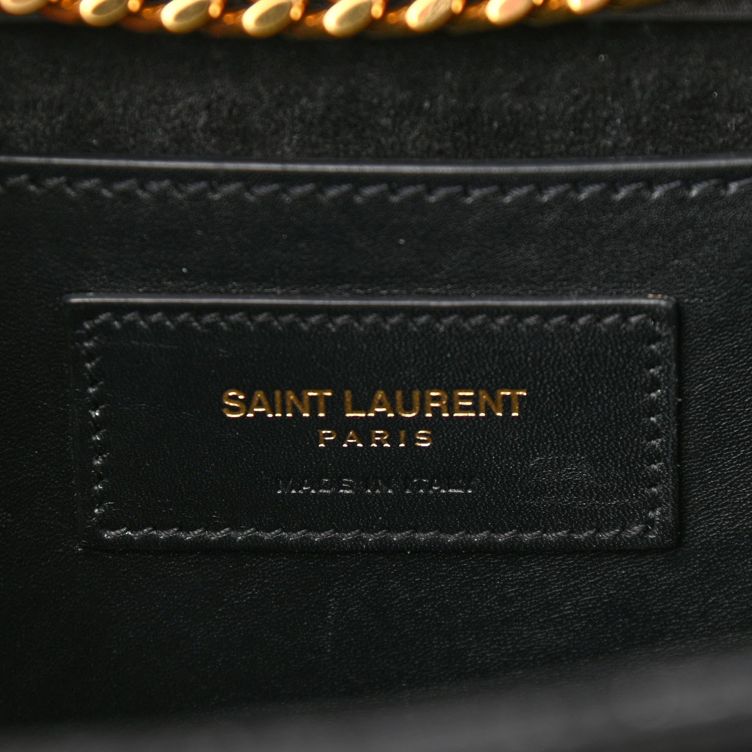 Saint Laurent Smooth Calfskin Medium Classic Monogram Kate Tassel Satchel Black 6 of 9