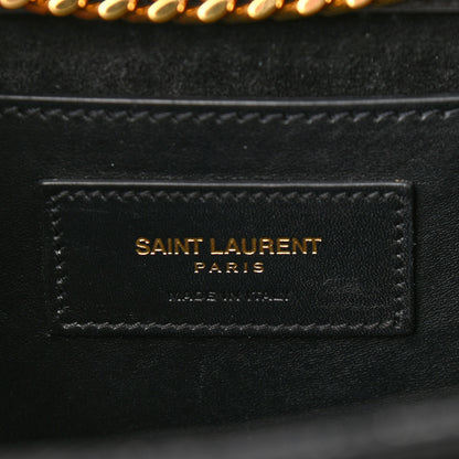 Saint Laurent Smooth Calfskin Medium Classic Monogram Kate Tassel Satchel Black 6 of 9