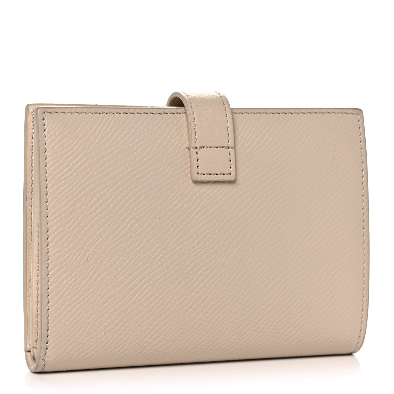 Celine Grained Calfskin Medium Multifunction Strap Wallet Powder 3 of 13