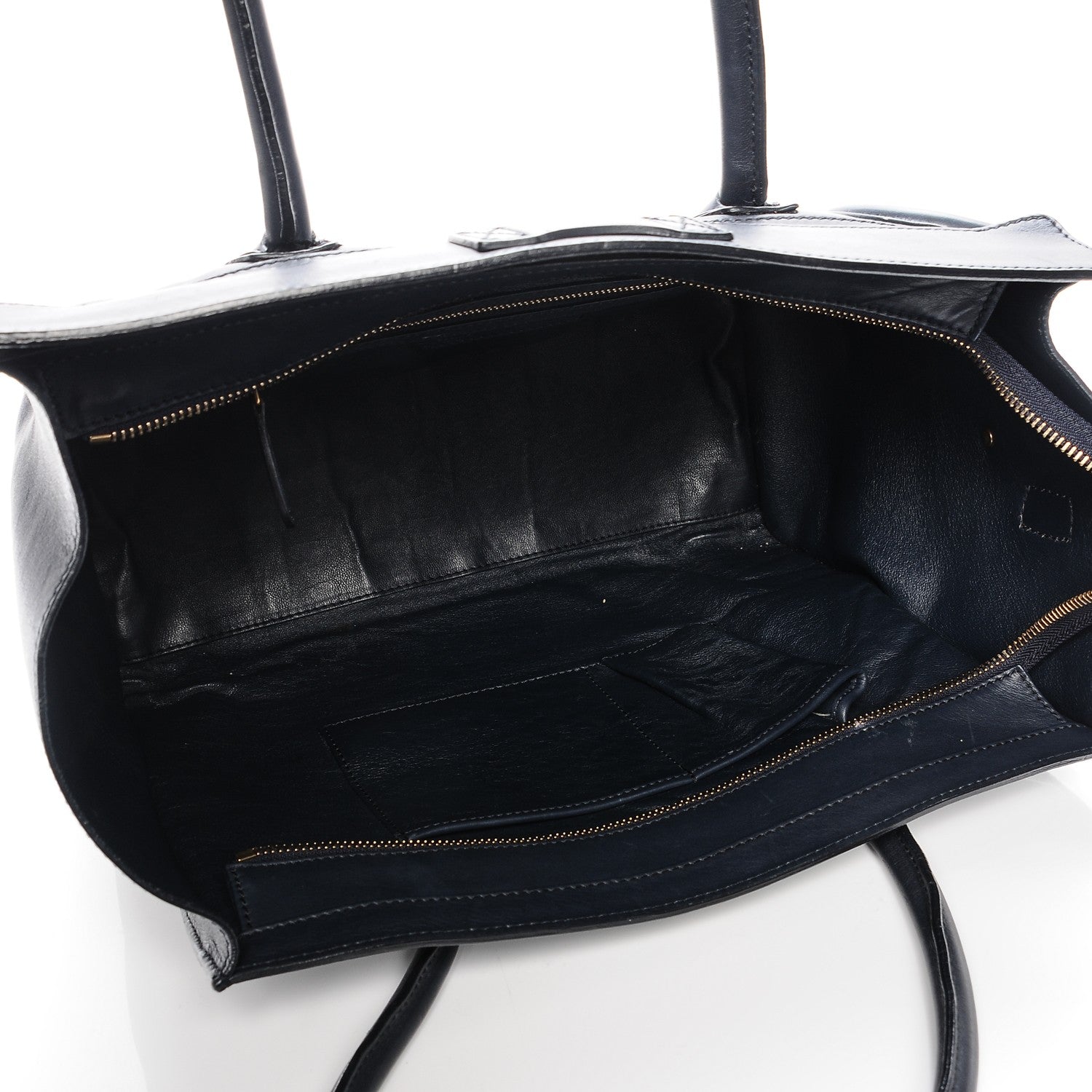 Celine Smooth Calfskin Shoulder Luggage Navy 5 of 10