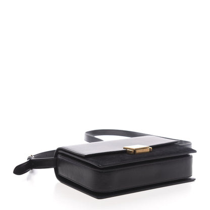 Saint Laurent Smooth Calfskin Suede Medium Bellechasse Black 4 of 10