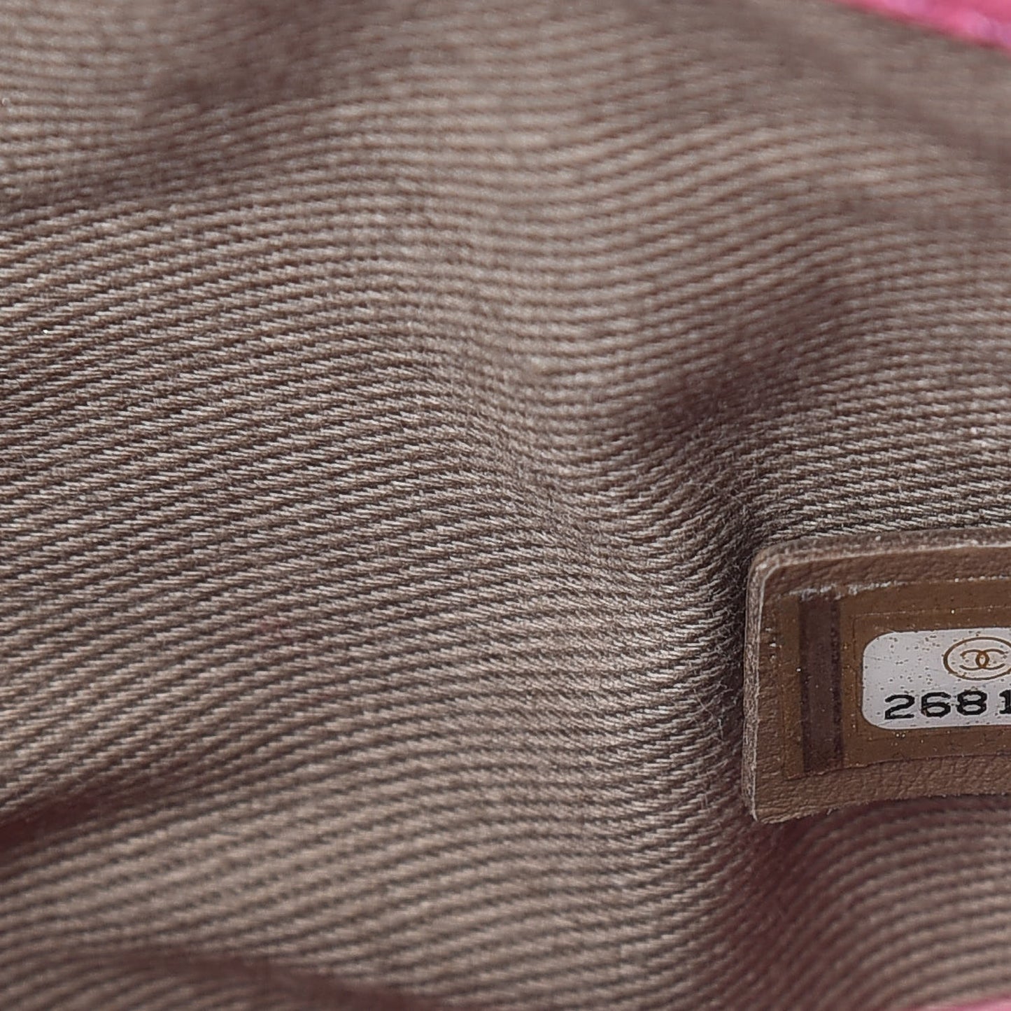 Lambskin Stitched CC Day Flap Bag Pink