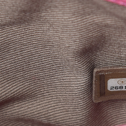 Chanel Lambskin Stitched CC Day Flap Bag Pink 9 of 10