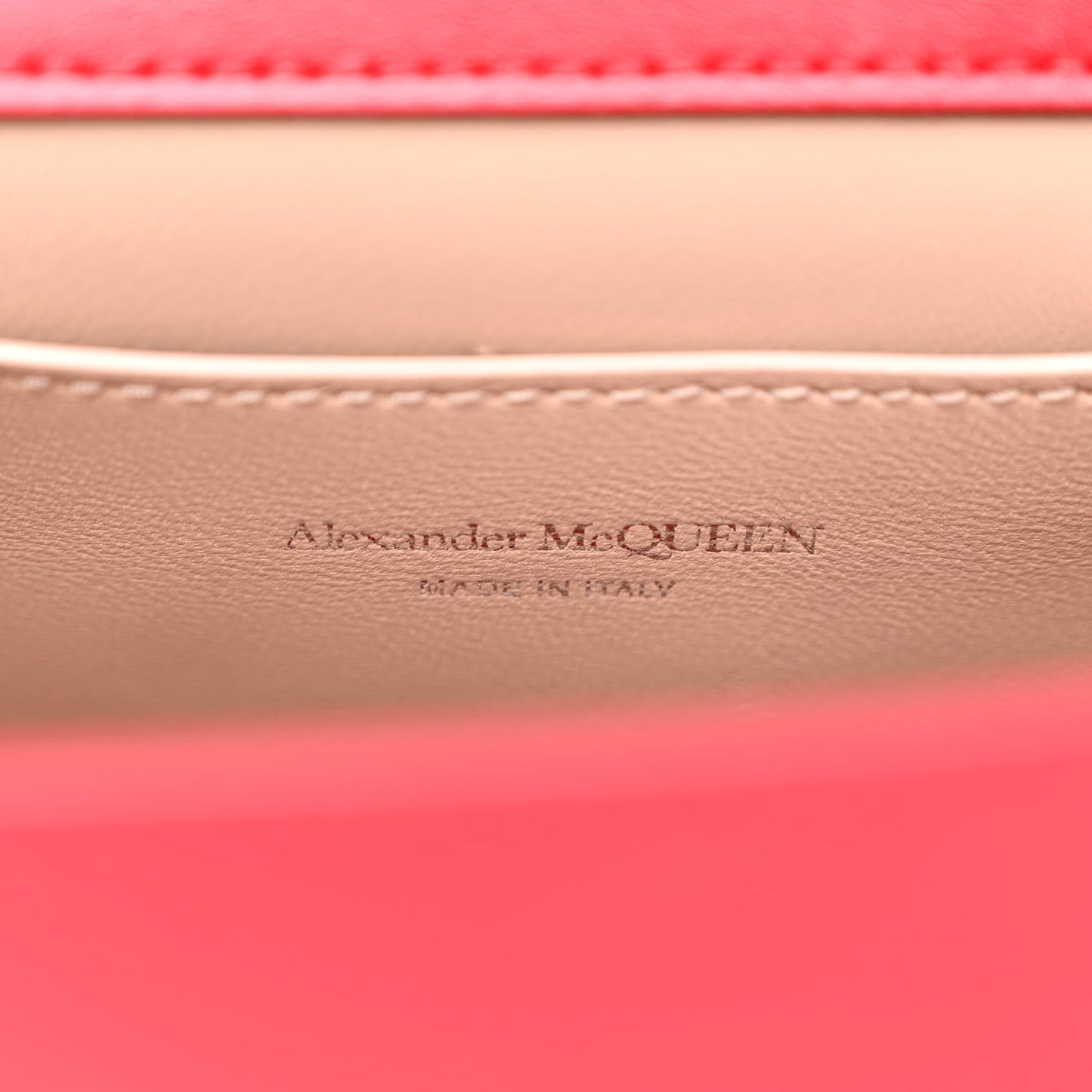 Calfskin Small Slash Bag Welsh Red