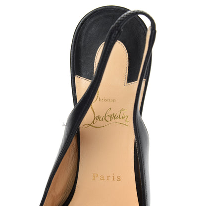 Christian Louboutin Nappa Clare Sling 80 Pumps 40.5 Black 8 of 9