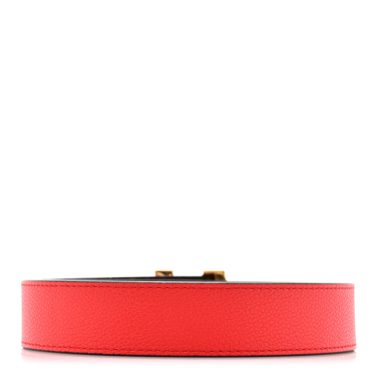 Louis Vuitton Monogram 30mm LV Initiales Reversible Belt 85 34 Coquelicot 4 of 8