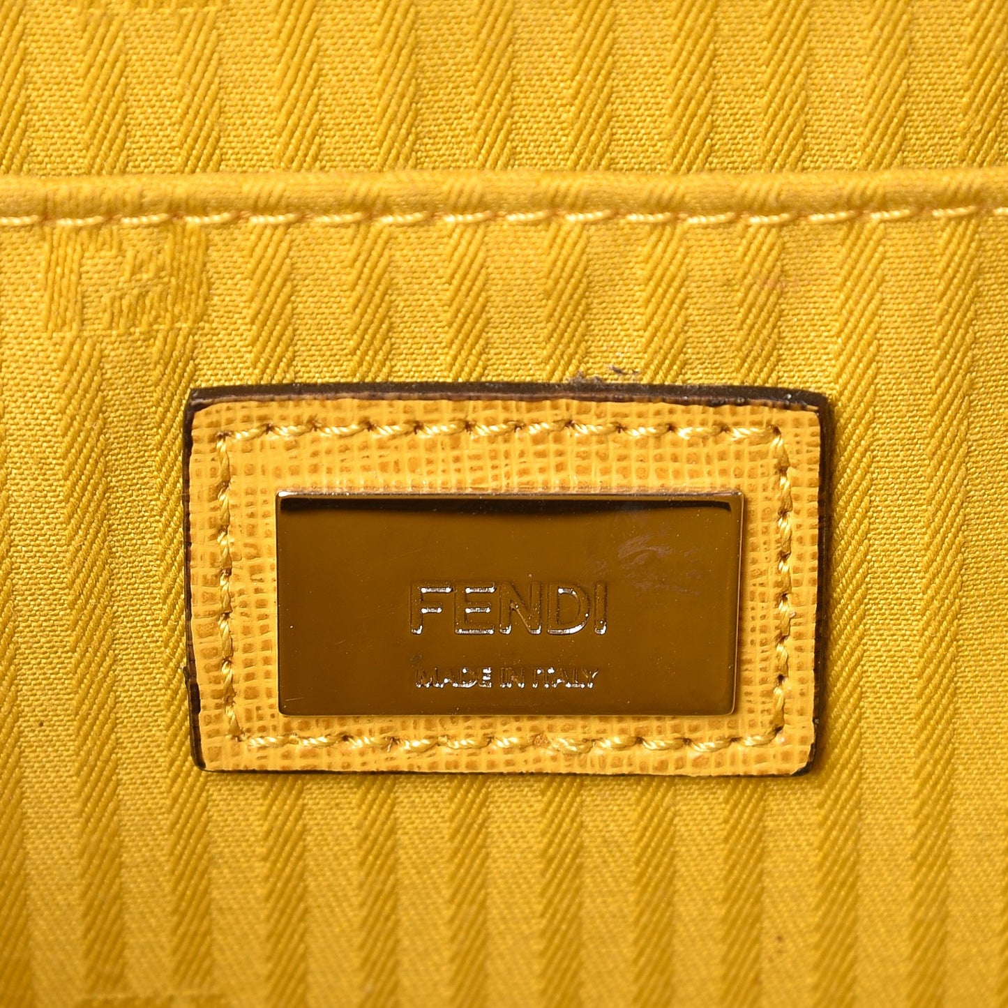 Vitello Elite Flamingo Mini Demi Jour Shoulder Bag Mustard