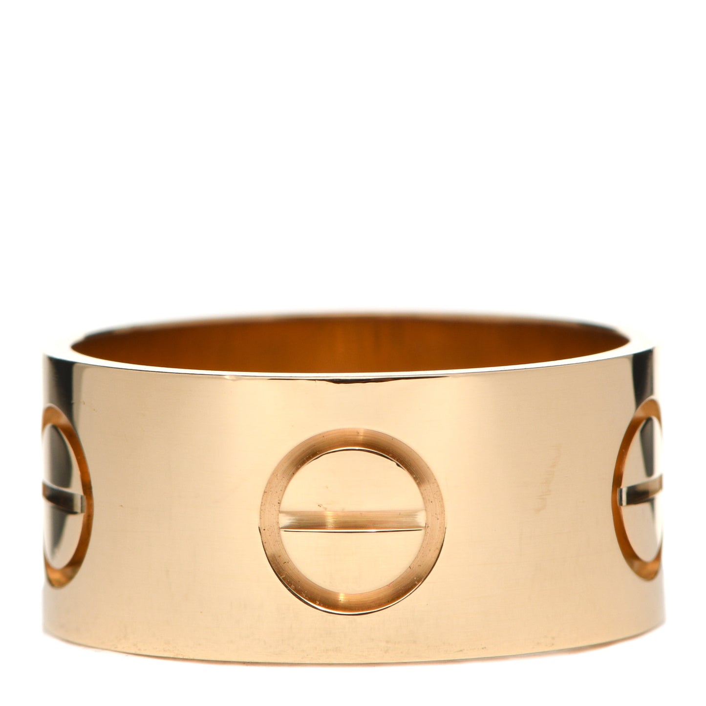 18K Yellow Gold 11mm LOVE Ring 67 11.75