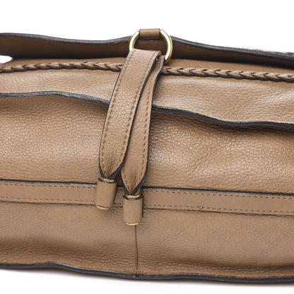 Chloe Calfskin Braided Large Marcie Satchel Nut 10 of 17