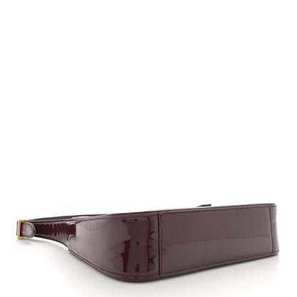Saint Laurent Patent Le 5 A 7 Hobo Bordeaux 4 of 11