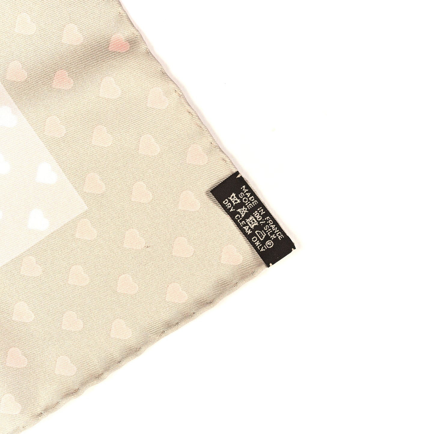 Silk Brides De Gala Love Pocket Square Beige Rose Dragee Vert Amande