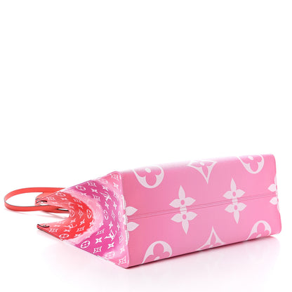 Louis Vuitton Monogram Escale Onthego GM Rouge 3 of 8