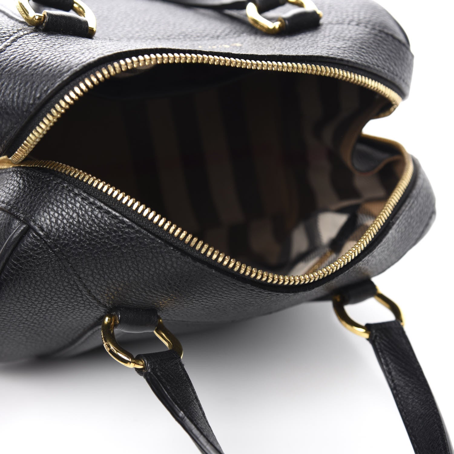 Burberry Derby Calfskin Small Alchester Bowling Bag Black 5 of 9