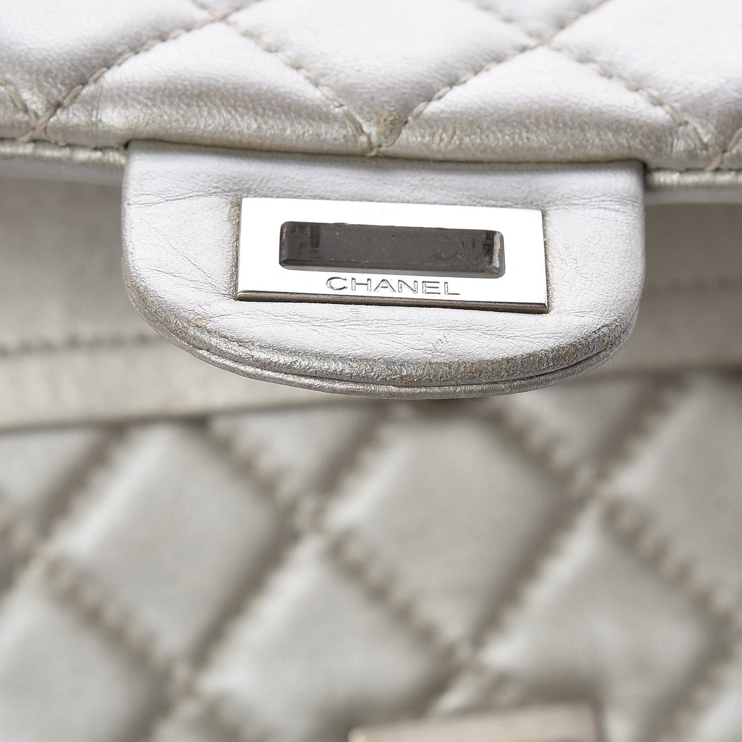 Metallic Lambskin Quilted 2.55 Reissue 226 Flap Pale Gold