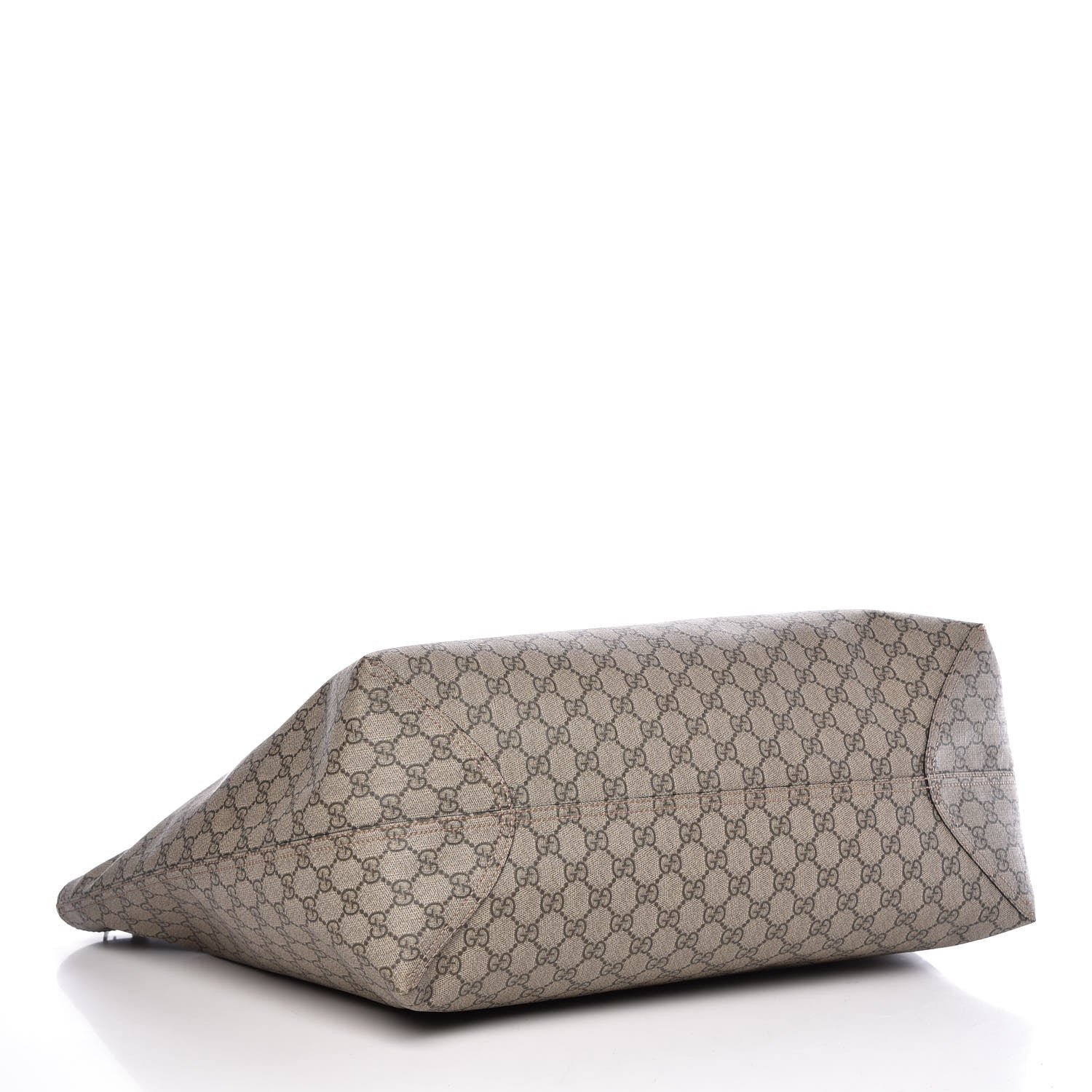 Gucci GG Supreme Monogram Large Ophidia Shopping Tote Brown 4 of 11