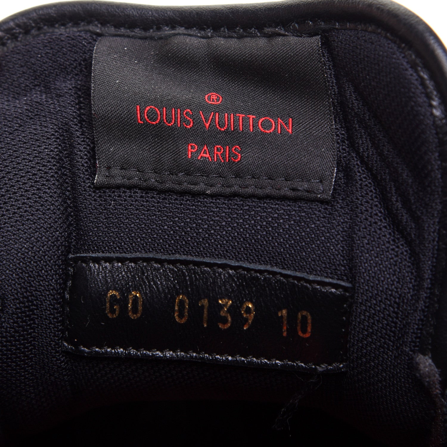 Louis Vuitton Calfskin Mens LV Trainer Sneaker 10 Black 7 of 11