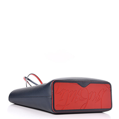 Christian Louboutin Calfskin Spikes East West Cabata Tote Navy 5 of 18