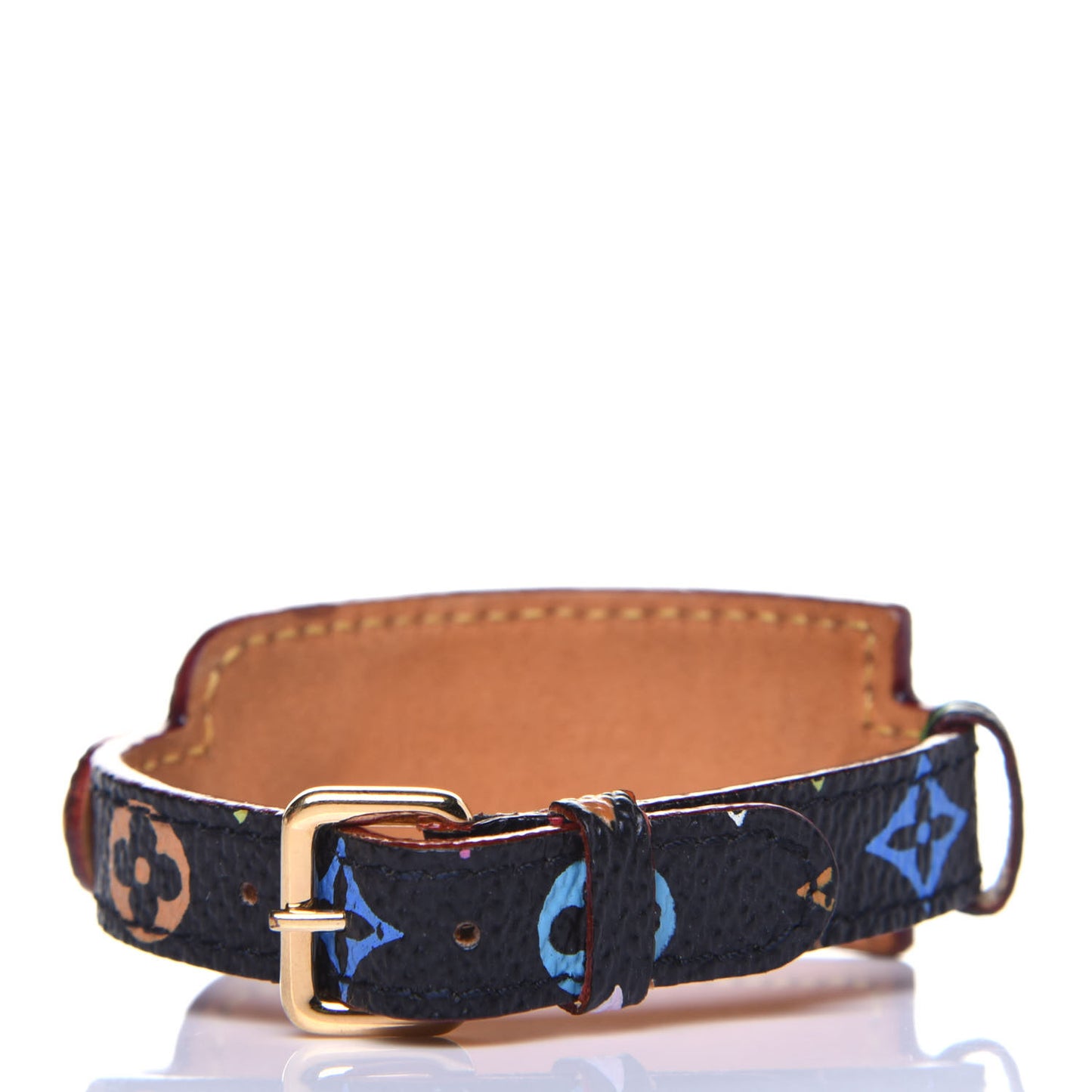 Monogram Multicolor Address Wish Bracelet Black